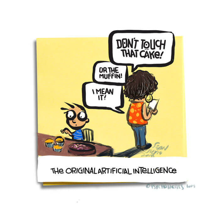 Friday Cartoon: The Original Artificial Intelligence: Square Toon: Psychotactics