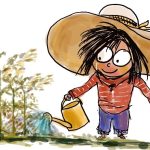 French gardener clothes